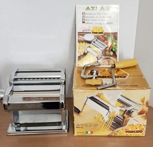 Marcato Atlas 150 Manual Pasta Maker Machine for Lasagna Fettuccine Tagliolini - Picture 1 of 15
