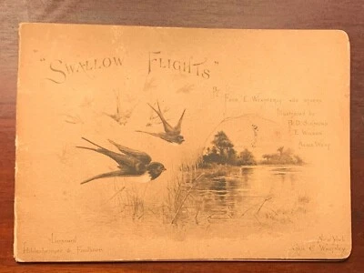 RARE HTF Irish Fred Weatherly Danny Boy Swallow Flights Illus Children 1887 Look - Image 1 of 4