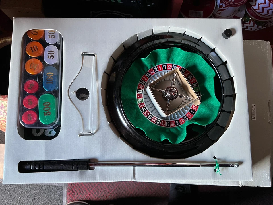 Restoration Hardware  MONTE CARLO ROULETTE SET NEW NIB - Image 1 of 4