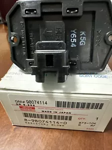 Genuine Isuzu - Resistor Blower Unit For NPR NPR-HD NQR NRR 4HK1 5.2L 2005-2025 - Picture 1 of 2
