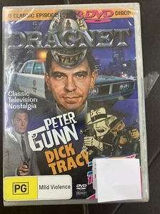 Dragnet Vol 1 Vol 2 Peter Gunn/Dick Tracey (DVD) All Regions Brand NEW Free Post - Picture 1 of 1