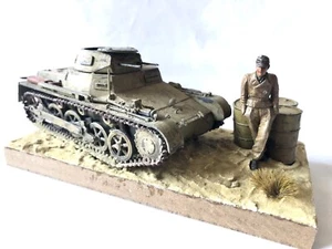 Model 1/35: DAK German Panzer I Diorama, tank, tank. WW2 Pro Paint - Picture 1 of 13