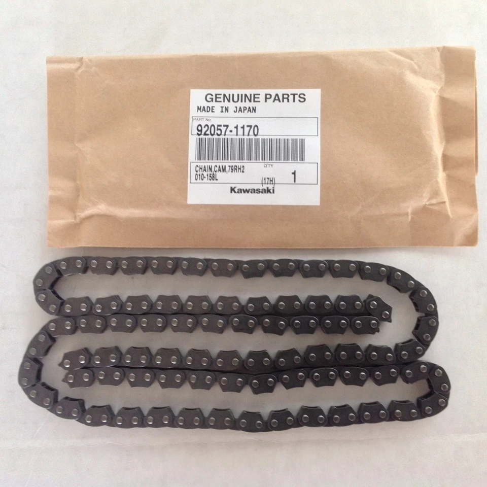 CADENA DE DISTRIBUCIÓN DE LEVA GENUINA NUEVA OEM 1985-2005 KAWASAKI KLR250 KL250 Foto 1 de 1