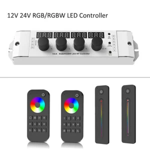 2.4G Knob RF LED Controller RGB RGBW Strip Wireless Remote Control Dimmer 12-24V - Picture 1 of 16