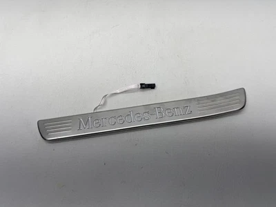 2020-2025 MERCEDES W167 GLE63 GLE450 LEFT DRIVER REAR DOOR SILL SCUFF PLATE OEM - Image 1 of 4