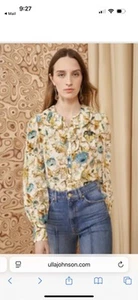 Camicetta di seta Ulla Johnson Veron Flora taglia 4 - Foto 1 di 5