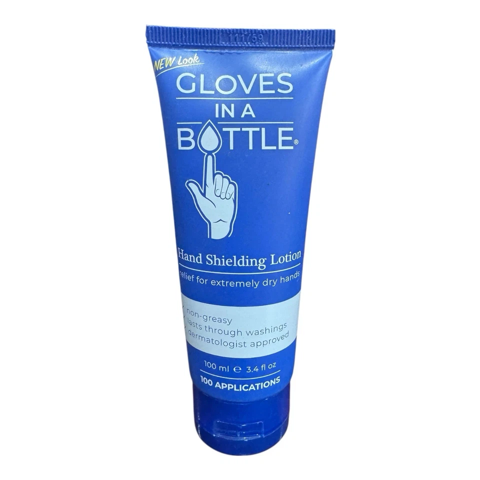 Guantes en una botella loción protectora para piel seca manos y cuerpo protector 3,4 oz Foto 1 de 1