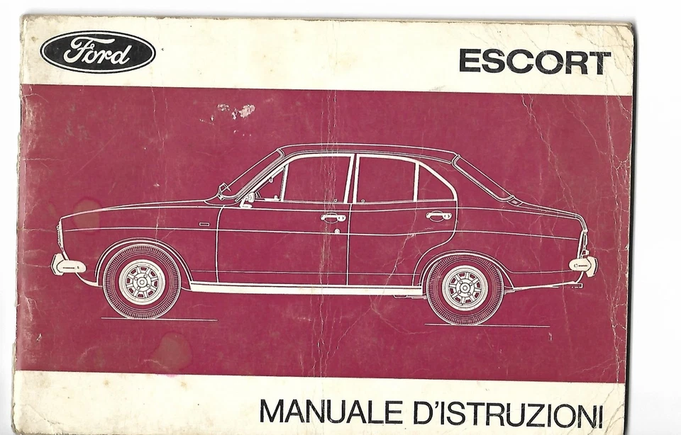 MANUALE D'ISTRUZIONE FORD ESCORT,  originale  - Immagine 1 di 1