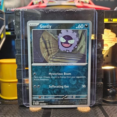 Gastly Temporal Forces Reverse Holo Pokémon TCG 102/162 Scarlet & Violet SV05 - Image 1 of 4