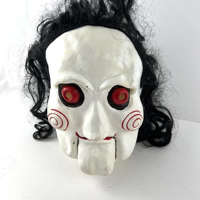 Saw Mask Billy Puppet Jigsaw Lions Gate Halloween Costume Prop Horror Movie - Image 1 of 4