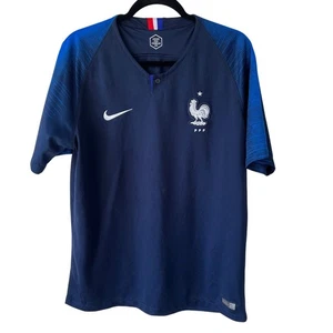 Camiseta de fútbol local de la selección nacional de Francia Nike Copa Mundial 2018 talla grande - Imagen 1 de 7