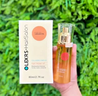 OLEXRS+ Hair Salon Collagen Hair Repair Oil 80ml Nourish & Smooth - Image 1 of 4