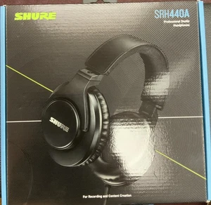 Shure SRH440A professioneller Over Ear schwarz Studio Referenz Monitoring Kopfhörer - Bild 1 von 4