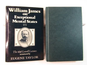 WILLIAM JAMES ON EXCEPTIONAL MENTAL STATES: The 1896 Lowell Lectures 1983 HC/DJ - Bild 1 von 12