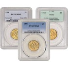 US GOLD $5 LIBERTY HEAD EAGLE PCGS MS63 RANDOM DATE AND LABEL US GOLD $5 LIBERTY HEAD EAGLE PCGS MS63 RANDOM DATE AND LABEL