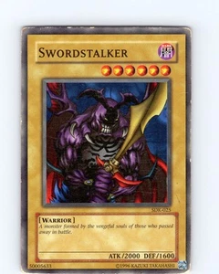 Yu-Gi-Oh TCG Swordstalker SDK-025 Unlimited Regular Common Card Played MP - Picture 1 of 2