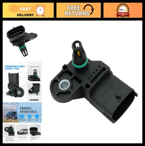 Turbocharger Boost Sensor 4-Pin for 2011-2012 Chevy Cruze Eco LT 1.4L L4 Gas - Bild 1 von 7