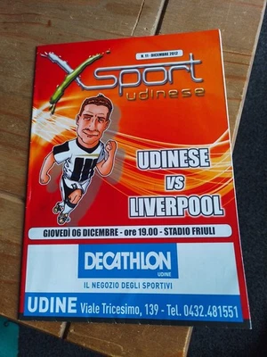 Udinese v Liverpool - Europa League - 6th December 2012 (24) - Image 1 of 3