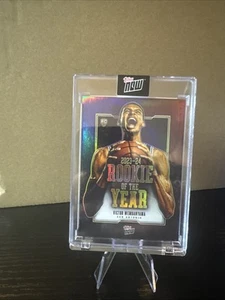 2023-24 TOPPS NOW VICTOR WEMBANYAMA RC ROOKIE OF THE YEAR - Imagen 1 de 2