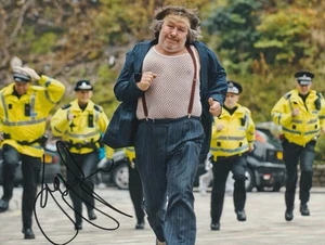 Foto firmada a mano de Gregor Fisher de 8x6 pulgadas Rab C. Nesbitt - Imagen 1 de 1