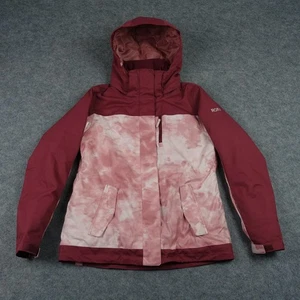 Chaqueta Roxy Mujer Grande Borgoña Rosa DryFlight 10K Con Capucha Aislada Nieve Esquí - Imagen 1 de 16