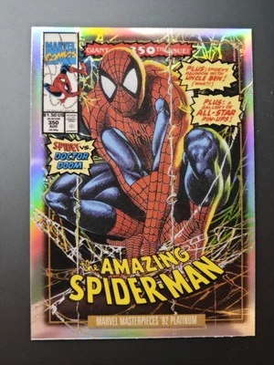 2024 Skybox Masterpieces Platinum '92 #87-V Spider-man Rainbow - Image 1 of 2