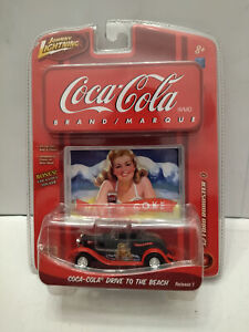 FORD ROADSTER 1932 COCA-COLA DRIVE TO BEACH 1:64 JOHNNY LIGHTNING