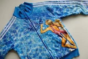 Chaqueta chándal Adidas Originals Calendario Niñas 83 TT azul L 2005 textura toalla - Imagen 1 de 16