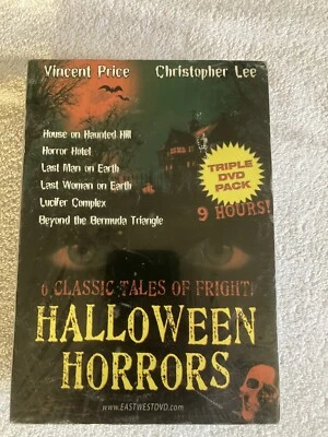 HALLOWEEN HORRORS 3 PACK DVD BOX SET, NEW AND SEALED 6 Classic Tales Of Fright - Image 1 of 4