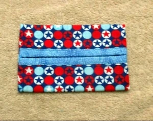 Kleenex Halter in Reisegröße mit Taschentüchern - patriotisch - Bild 1 von 2