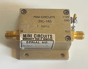 MINI-CIRCUITS ZKL-1R5 WIDE BAND 10 - 1500MHz 40dB MEDIUM POWER RF AMP ae1w26 - Picture 1 of 6