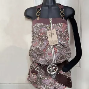 d.i.a. DIA Kleid All in One hinten offen Leopard Paisley Größe Free Shibya Gyaru - Bild 1 von 2