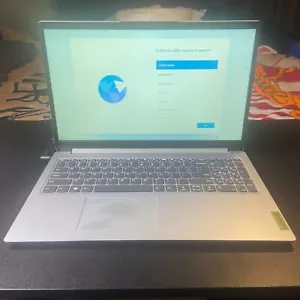 Lenovo Laptop IdeaPad 1, 15.6", Intel® Celeron® N4500, UHD Graphics - Cloud Grey - Picture 1 of 10