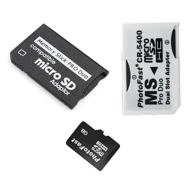 High Quality 64GB Sony PSP Memory Stick Memory Card (Micro SD + Pro Duo Adapter) - Image 1 of 4