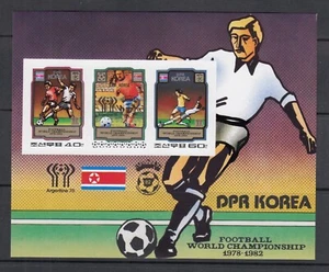 Mondiali Calcio Calcio 1980 Corea MNH 1 S/s Imperf - Foto 1 di 1