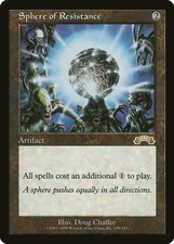 Sphere of Resistance Exodus PLD Artifact Rare MAGIC GATHERING CARD ABUGames