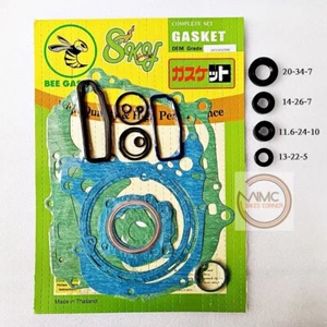 JUEGO DE JUNTAS Y KIT DE SELLADO DE ACEITE JUEGO 4 PIEZAS. : PARA HONDA CL90 CS90 S90 SL90 - Imagen 1 de 6