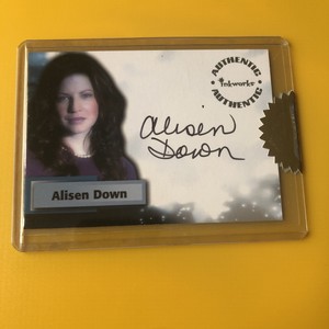 Smallville Seasons Alisen Down Autograph. Razor Seal