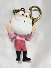 Rudolph the Red Nosed Reindeer Santa Claus Clip Key Chain