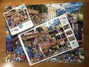 Buffalo 1000 Piece Jigsaw Puzzle - Aimee Stewart - Family Vacation - COMPLETE - Picture 1 of 10