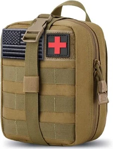 Tactical First Aid Kit Medical Molle Rip Away EMT IFAK Survival Pouch Bag - Picture 1 of 8