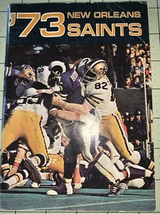 1973 NEW ORLEANS SAINTS Media Guide JAHRBUCH 108 Seiten ARCHIE MANNING Abramowicz - Bild 1 von 2