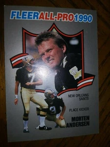 1990 Fleer ALL-PRO Morten Andersen SAINTS Card # 23 of 25 - Bild 1 von 2