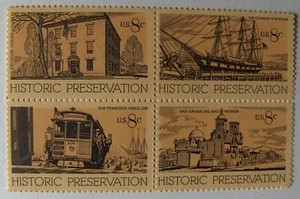 US 8¢ Stamp block of 4 SC #1440-1443 MNH 1971 - Picture 1 of 1