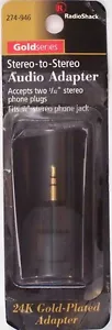 Y-Splitter 1/8 3.5mm Male Stereo Plug to Dual 3/32 2.5mm Female Stereo Jack - Picture 1 of 1