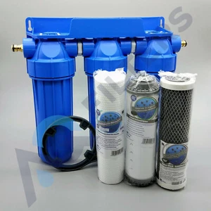 3 Stage HMA High Flow Water Filter KOI Pond Dechlorinator Chlorine Removal  - Picture 1 of 4