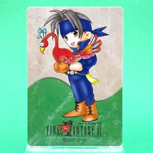 Locke Cole FINAL FANTASY VI Carddass No. 34 Bandai 1994 FF6 Square Retro - Picture 1 of 9