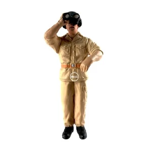 1:32 Unimax Toys Forces of Valor WWII British Army Desert Tank Commander Figure - Picture 1 of 4