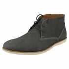 MENS CLARKS FRANSON TOP LACE UP DRESS CASUAL COMFORT NUBUCK DESERT ANKLE BOOTS
