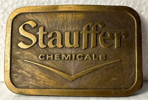 Hebilla de cinturón Stauffer Chemicals. - Imagen 1 de 3